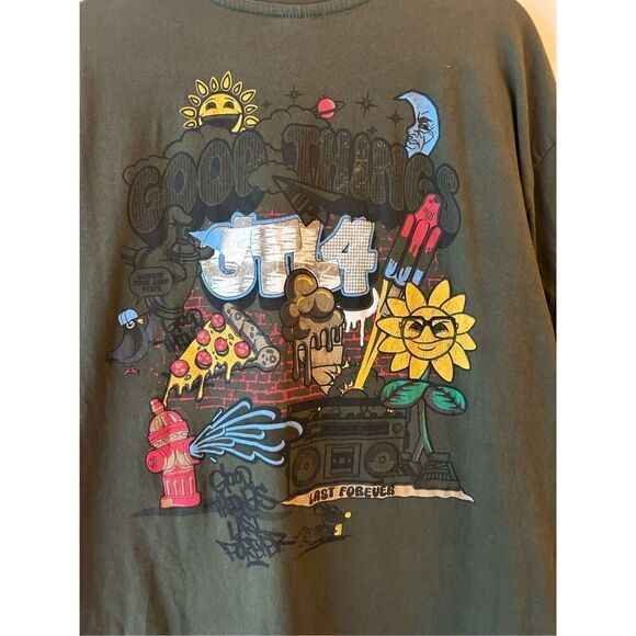 GTL4 Graffiti design men's graphic T-shirt 3XL - Picture 6 of 10